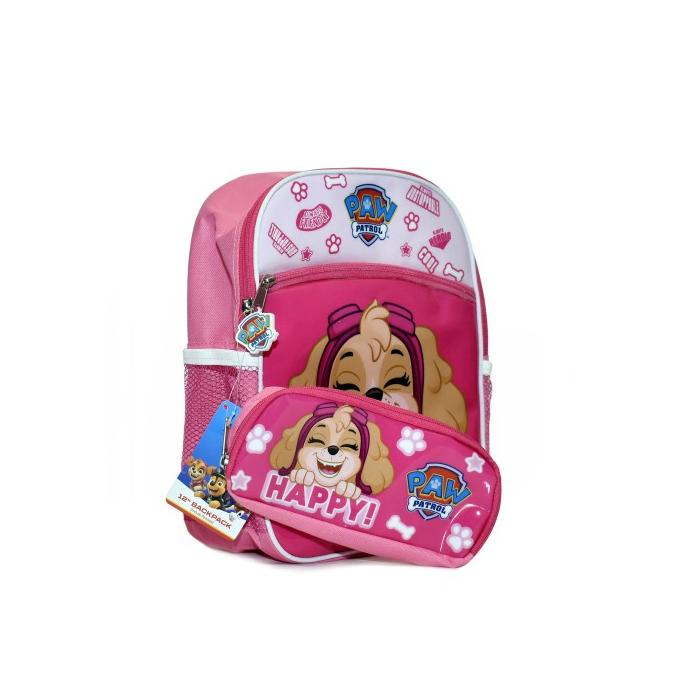 

PAW PATROL Backpack Plus Pencase 12" 2in1 Skye Happy Face