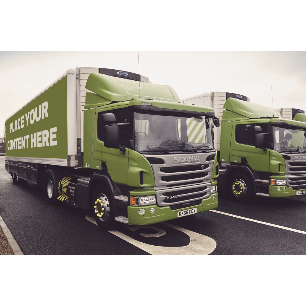 Truck Trailer Mock Up 12 In 1 Bundle