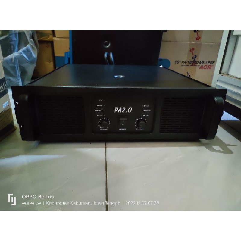 POWER PA2.0 CLASS GB 2x1500watt 8ohm