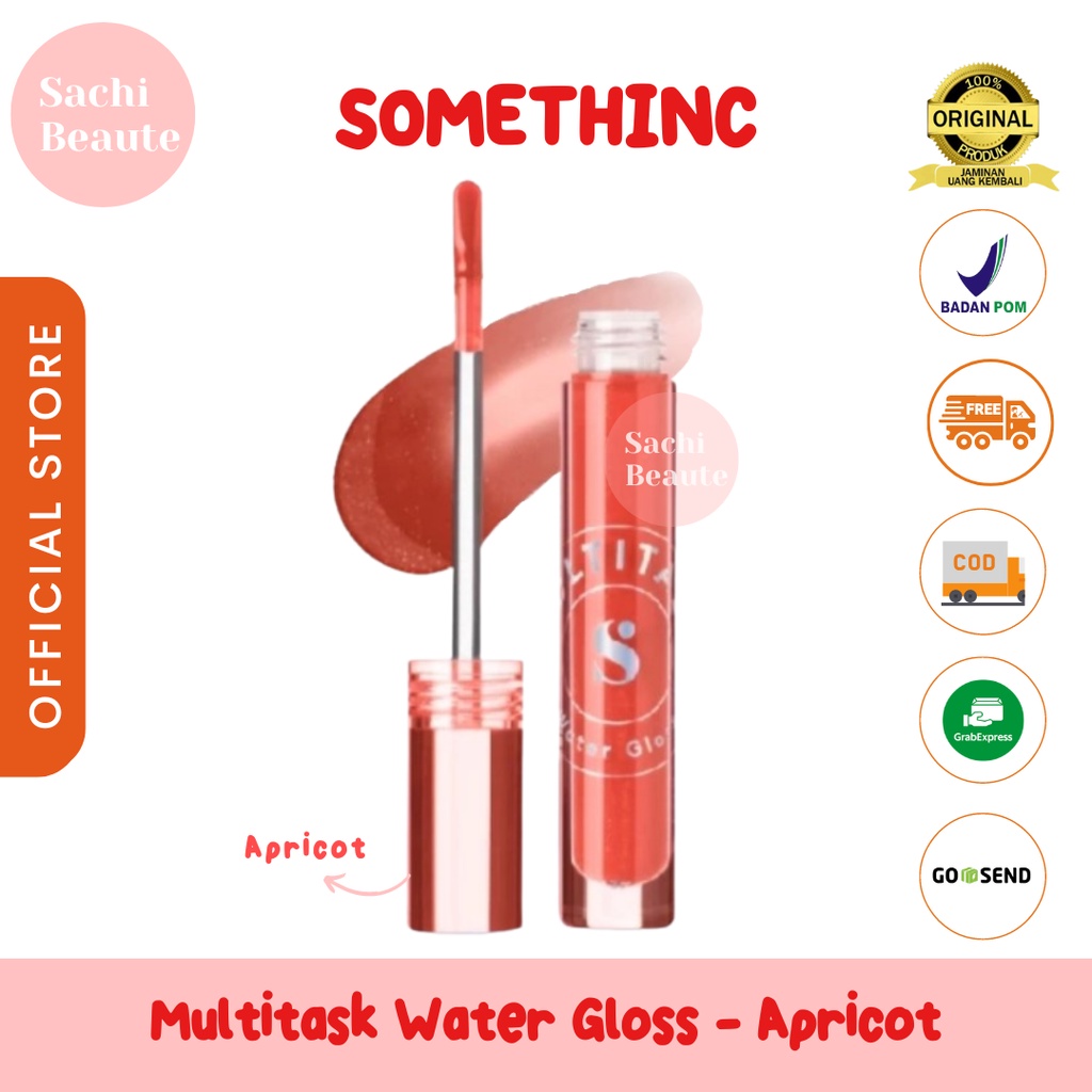 SOMETHINC Multitask Water Gloss Wet Shimmery Glam - Apricot