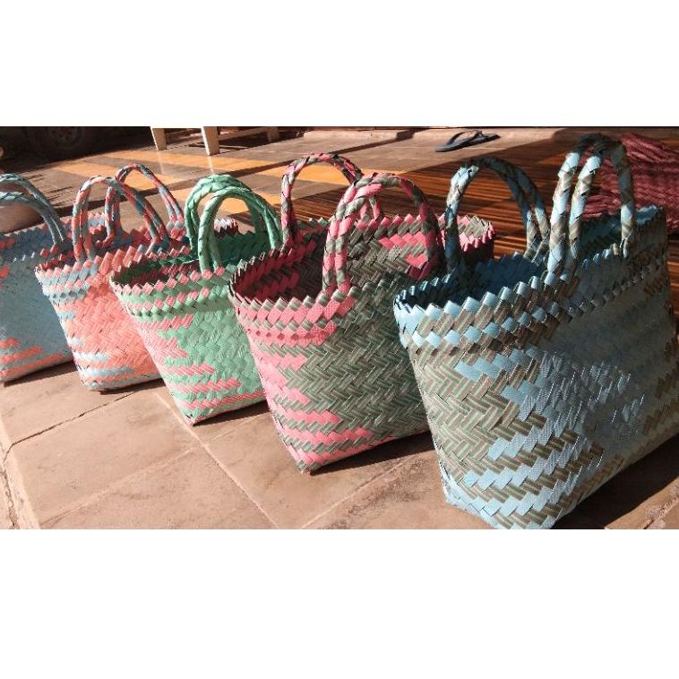 

(U-LM)✿✔ READY STOK - TAS ANYAMAN plastik murah /tas hampers lebaran / Tas souvenir / tas parsel / tas rustik / tas belanja bisa cod