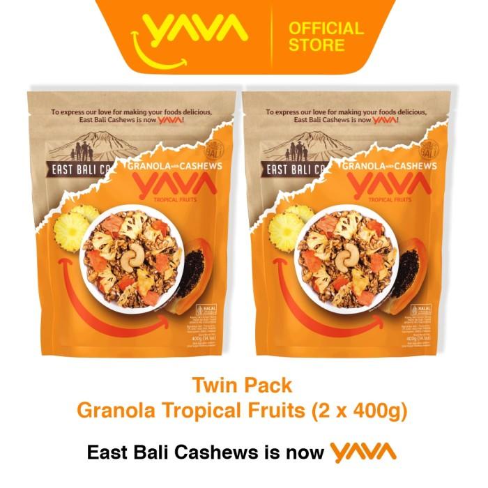 

Yava Twin Pack Granola Tropical Fruits (2 X 400G) 042