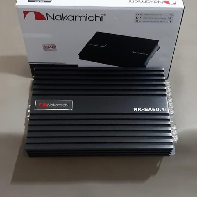 Power Amplifier Nakamichi Nk-Sa60.4I / Power Amplifier Mobil 4 Channel