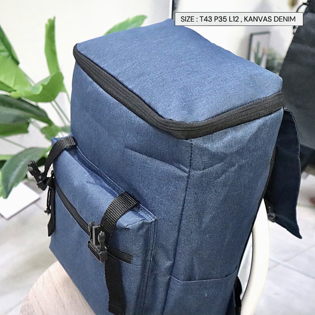 MY BAG KIDS SCHOOL BACKPACK tas ransel sekolah anak SD SMP SMA motif abjad full colour kantong depan