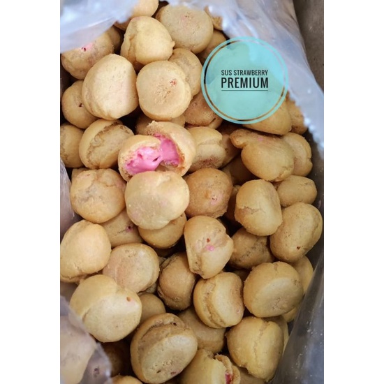 

Soes Strawberry 250gr Lumer banget flanya