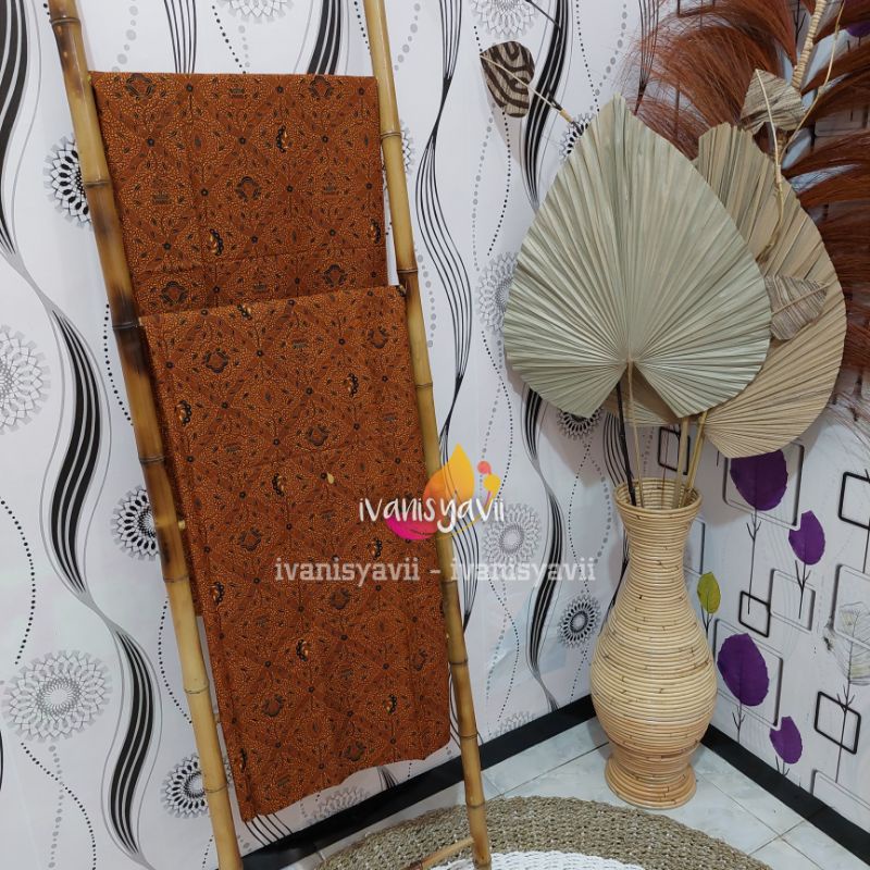 [Setelan Jarik Premium] Sepasang Jarik + Blangkon | Motif Dory - Nella