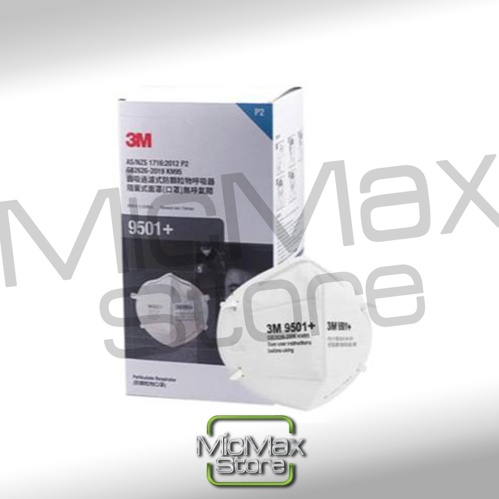 Masker N95 KN95 3M 9501+ Earloop Ori Medis Sekali Pakai Anti Virus