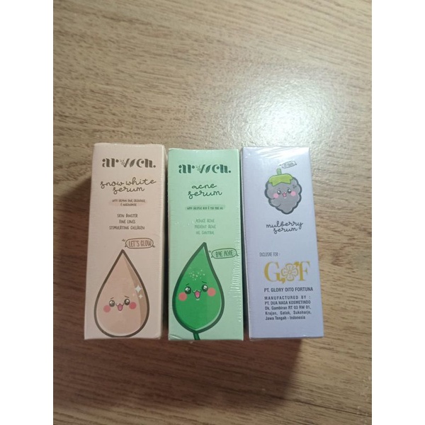 ARVVEN SNOW WHITE SERUM , ARVVEN ACNE SERUM , ARVVEN MULBERRY SERUM