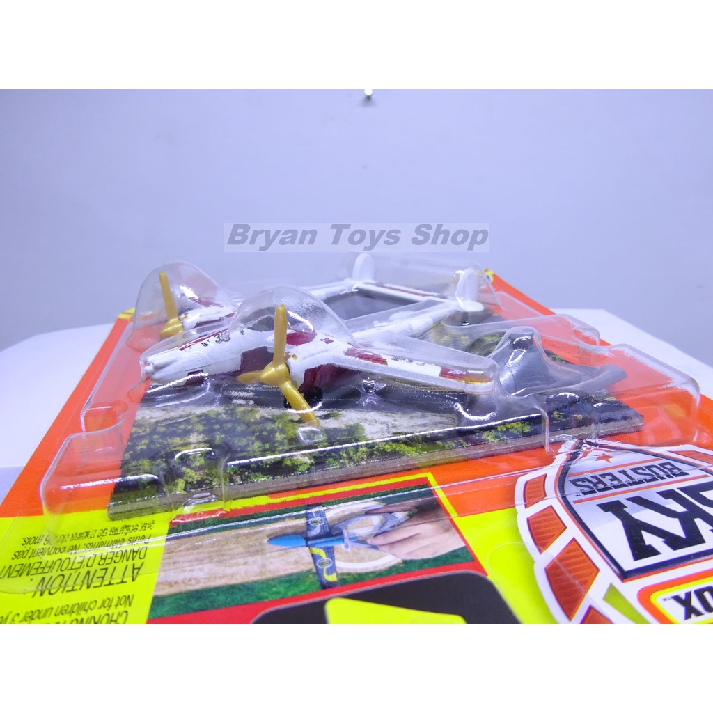 Matchbox Sky Busters P-38 Lightning Putih 38 Pesawat