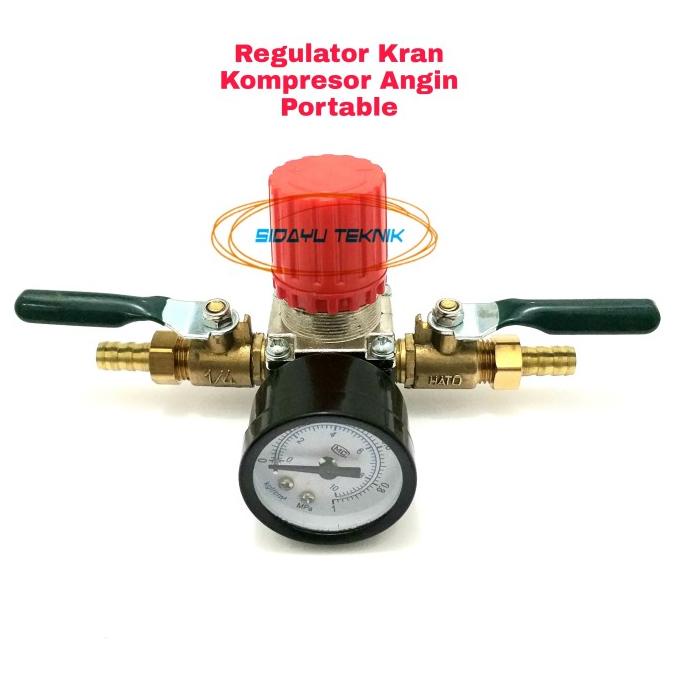 Regulator Kran Kompresor Angin Portable