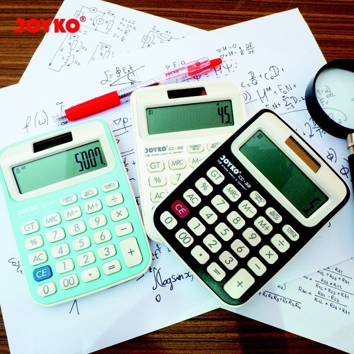 

BERMUTU Calculator / Kalkulator Joyko CC-32 / 12 Digits / Check Correc