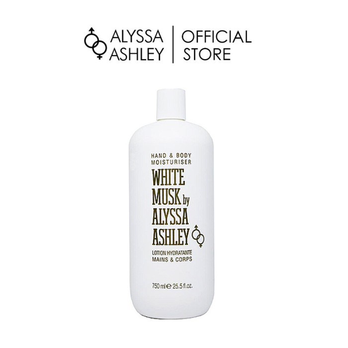 ALYSSA ASHLEY WHITE MUSK HAND & BODY LOTION - 750 ML