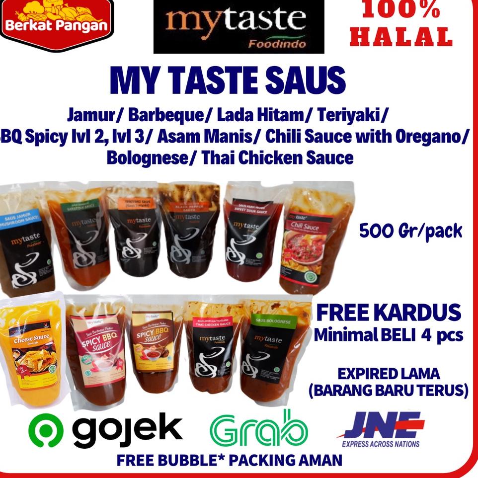 

[PRODUK LV7RY] MyTaste Saus Jamur / Barbeque/ Lada Hitam / Teriyaki / BBQ Spicy/ Asam manis/ Chili Saus My taste ACS