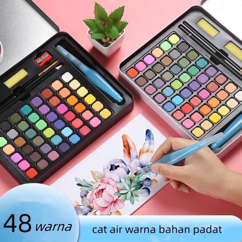 

CAT AIR WARNA 36 DAN 48 WARNA /ALAT CAT AIR WARNA PER SET ( SUDAH TERMASUK KUAS DAN KERTAS LUKIS) TERLARISS...,,,,,