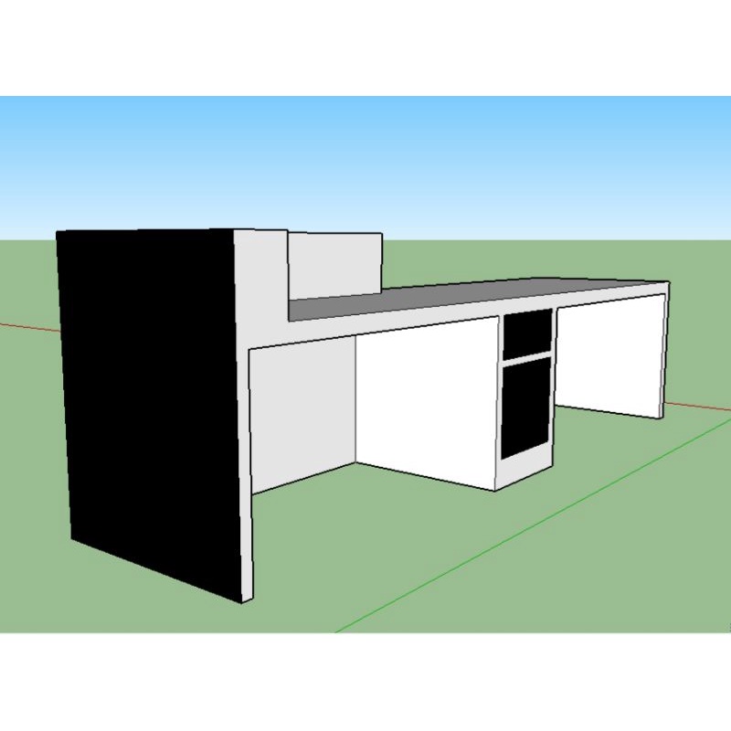 Pembayaran Meja Resepsionis Panjang 3 Meter
