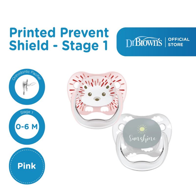 Dr.Brown's Printed Shield Pacifier/Empeng Bayi