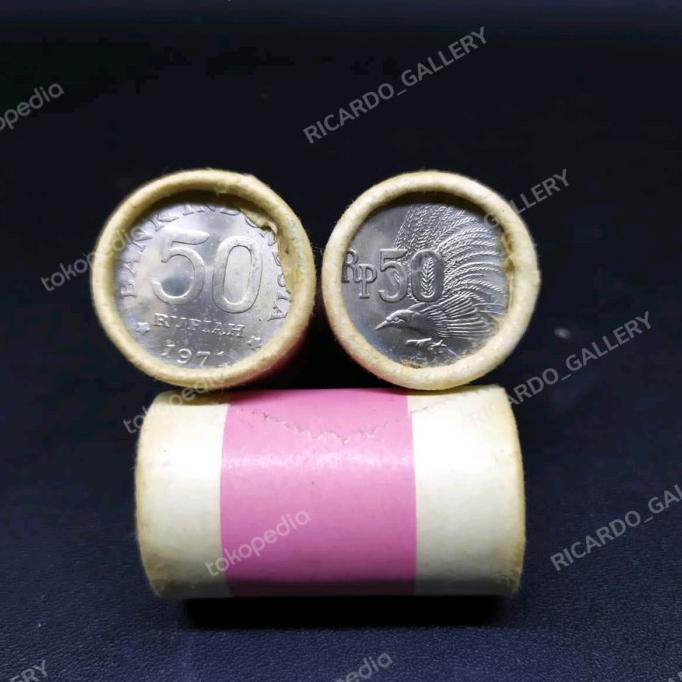 KOIN ROLL 50 RUPIAH CENDRAWASIH