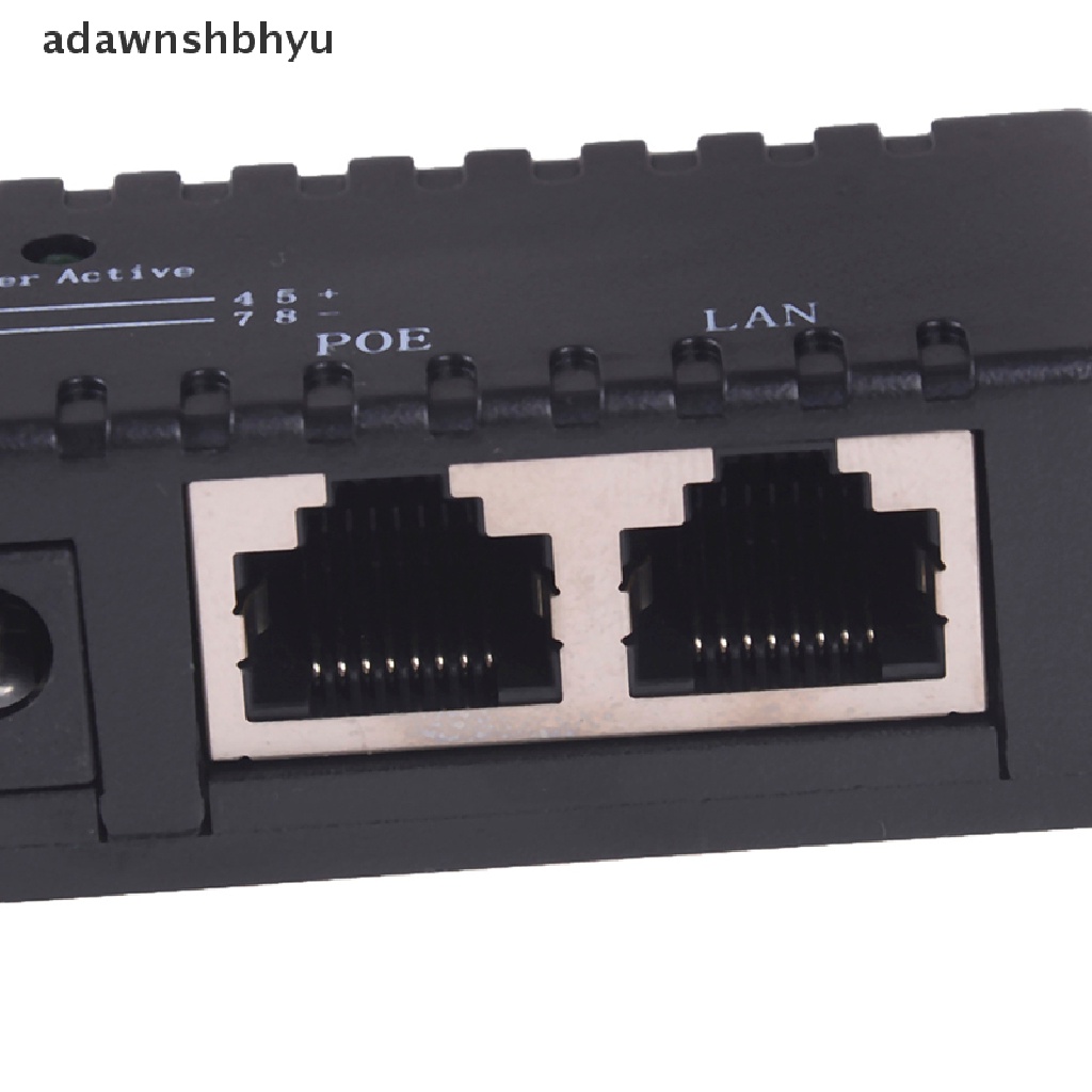 Adawnshbhyu Passive POE injector Untuk IP Camera VoIP Phone Netwrok AP device 12V - 48V ID