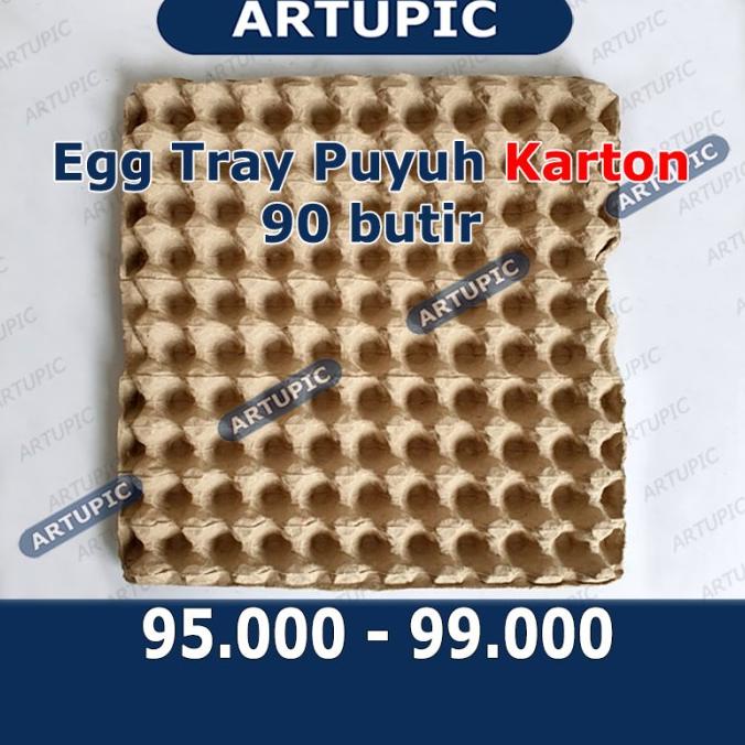 Egg Tray Puyuh KARTON Kertas kardus rak Tempat Telur Telor puyuh 70 le
