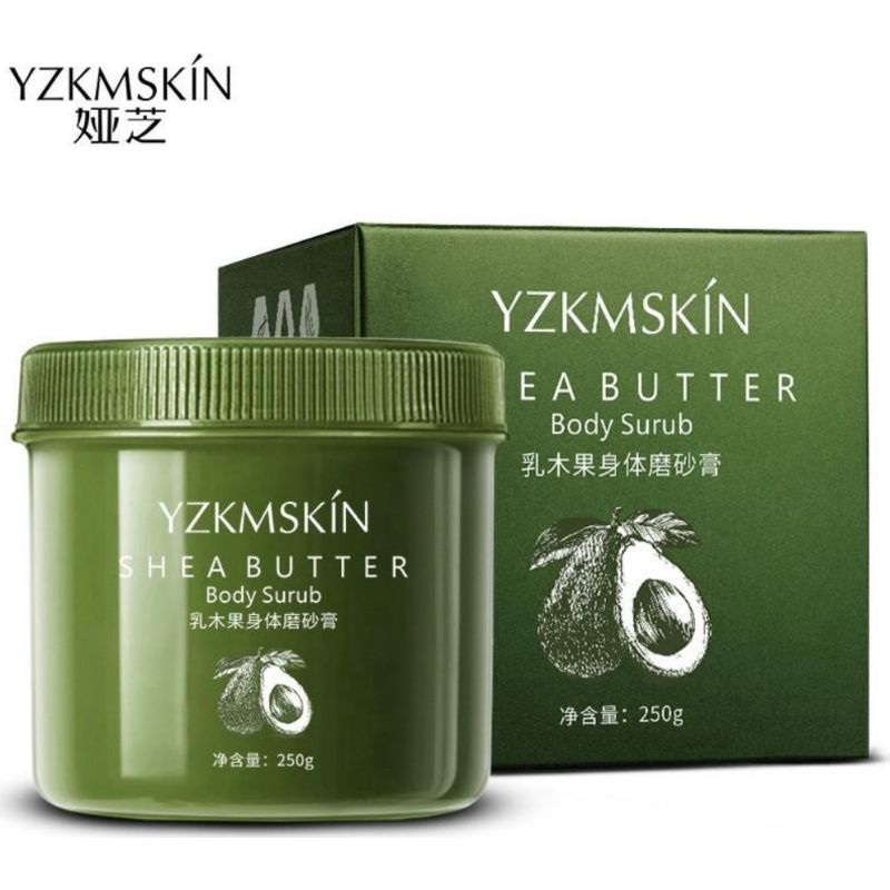 YZKMSKIN SHEA BUTTER BODY SURUB 250g