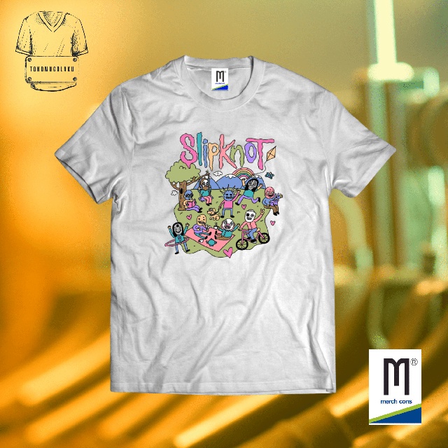 KAOS BAND SLIPKNOT / MERCHCONS APPAREL / CODE PMD88+