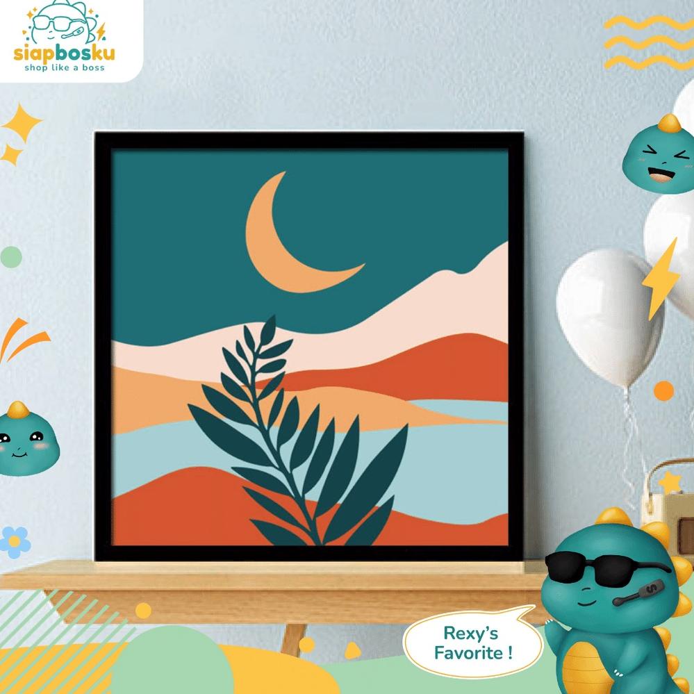 

[PRODUK J6WHJ] KANVAS LUKIS PEMANDANGAN UNTUK ANAK CANVAS PAINTING BY NUMBER FOR KIDS 20x20 CM TERMASUK CAT KUAS FRAME KAYU SIAP LUKIS - LANDSCAPE SERIES PTF