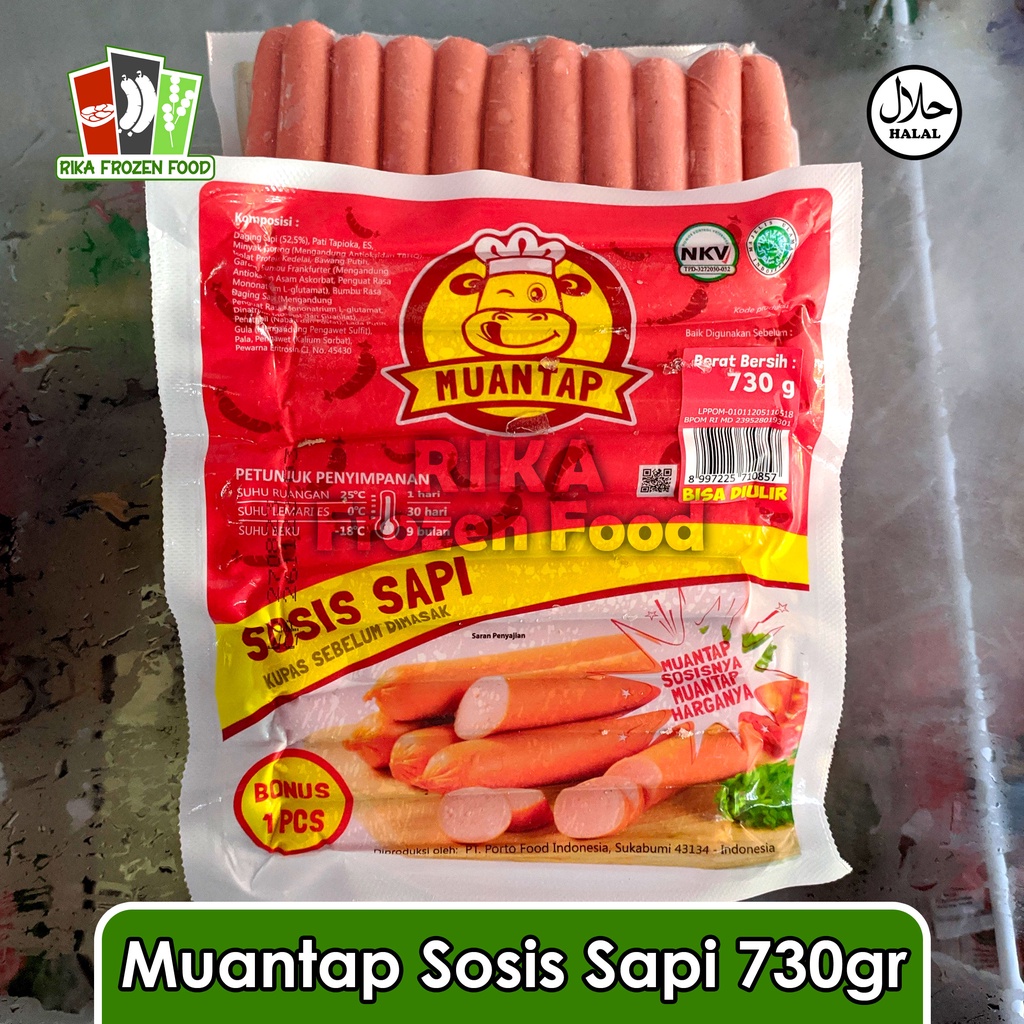 

Muantap Sosis Sapi Bakar Goreng 730gr