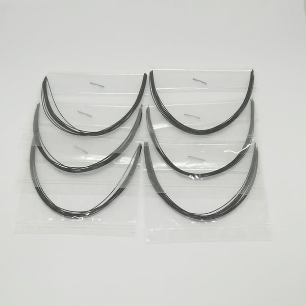 Kawat Warna Hitam Per Pack ISI 5 / Kawat Behel Fashion / Kawat Gigi Behel