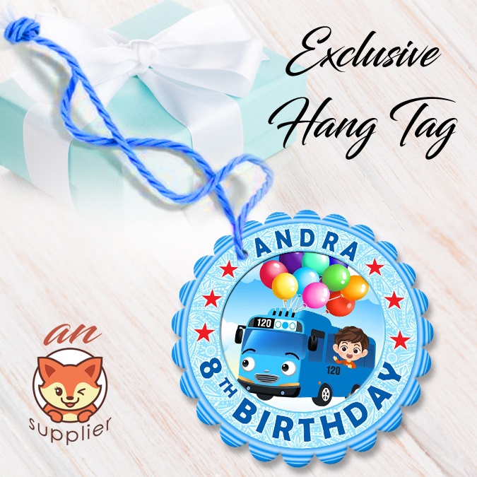 TAYO 2-1 HANG TAG THANK YOU CARD ULTAH / ULANG TAHUN