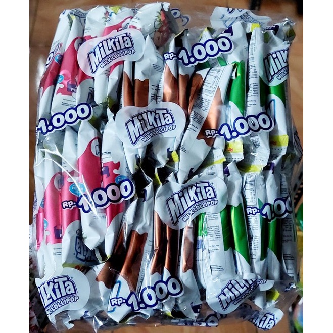 Sprite/ Cola/ milkita/ jagoan neon lolipop renceng 6gr x 10pcs