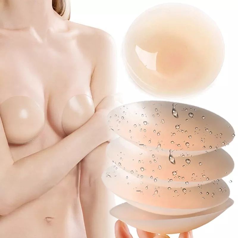 (Sepasang) LEM / Adhesive Matte Seamless nipple cover silicone