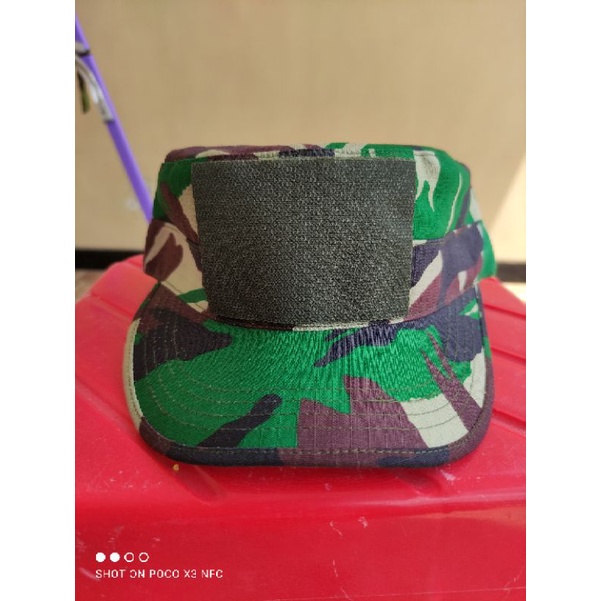 TOPI PET TNI/TOPI LORENG TERBARU