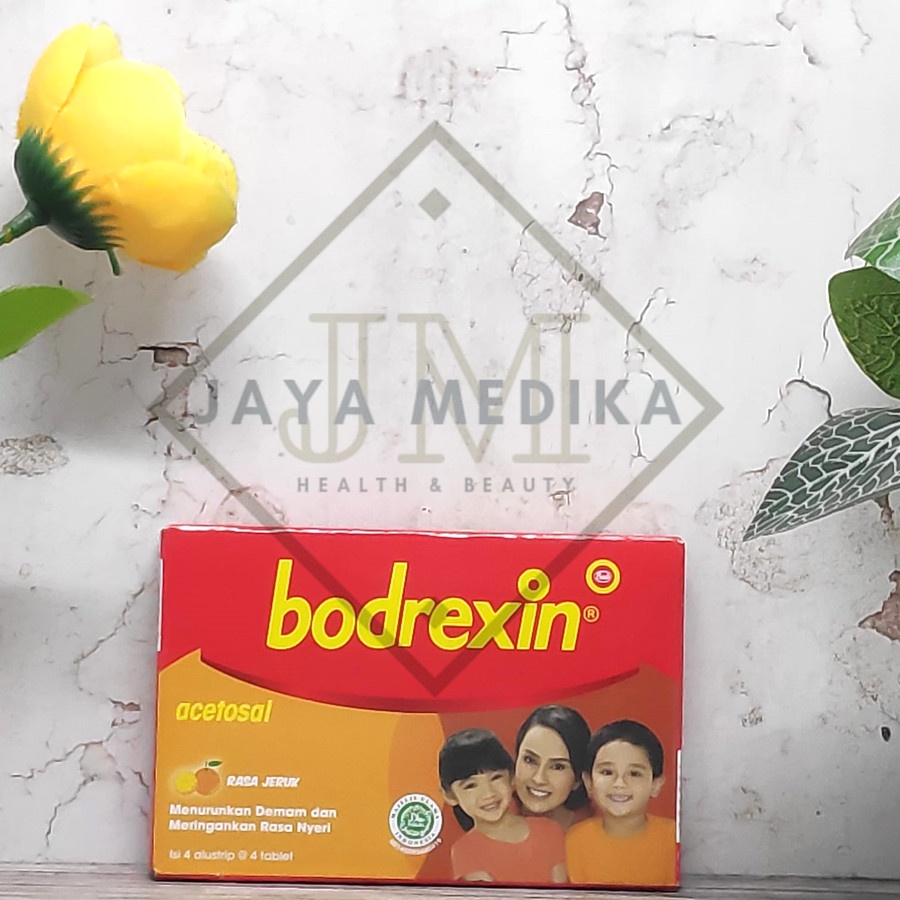 Bodrexin Tablet Rasa Jeruk Isi 4 strip @4 Tablet