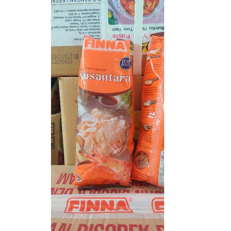 

✥Ready stock✫➘ VNYHG FINNA NUSANTARA kerupuk udang Premium 380gr Halal READY 99 ➘Ready Stok