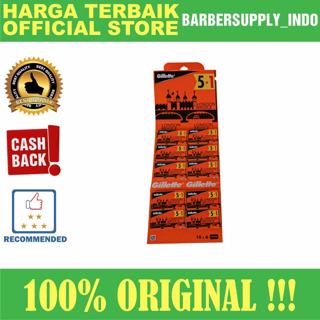 PISAU SILET LONDON BRIDGE ORIGINAL BARBER PANGKAS SALON ISI 10