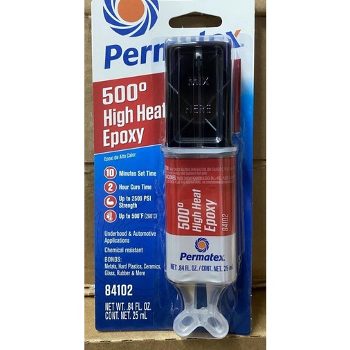 Permatex High temp Heat Epoxy 84102,lem epoksi temperatur tinggi