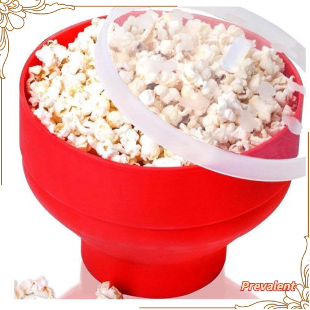 Preva Mangkok Popcorn Silikon Ember Baru Rumah Dapur Microwave Popcorn Maker