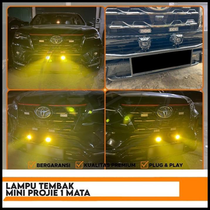 Lampu Mobil Mini Projie 1 Mata High Top Quality