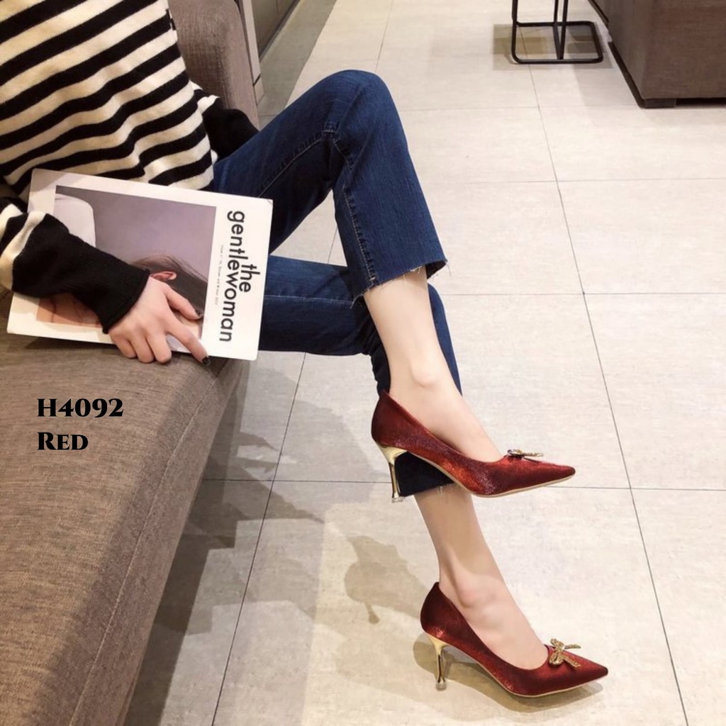 WYN SEPATU HEELS STILLETO FASHION KOREA H4092