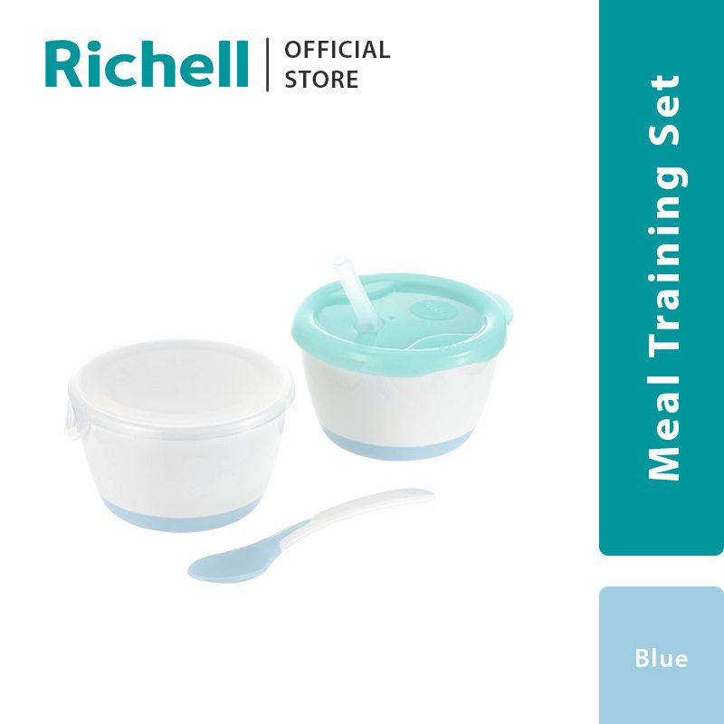 Richell Meal Training Set - Peralatan Makan Bayi