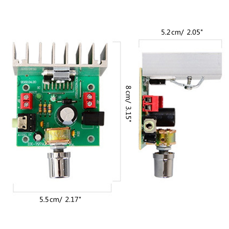 Zzz 33W+33W TDA7377 Stereo Amplifier Power Board Dual Channel DC12V Assembed