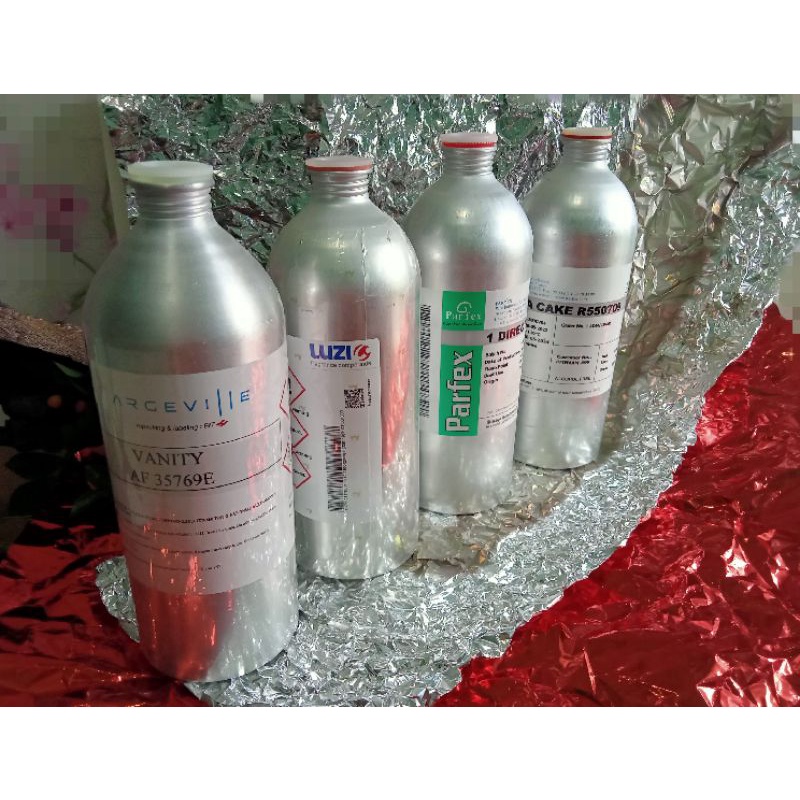 KALENG BEKAS PARFUM ALUMUNIUM EX PABRIK 1 LITER