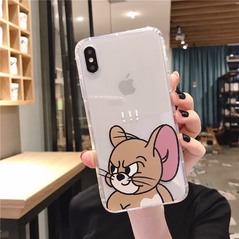 Cat and Mouse printing anticrack case samsung s5 s6 edge s7 3dge s8 plus s9 plus s10e s10 plus lite 2020 a3 a5 a6 plus a7 a8 a9 2016 2017 2018