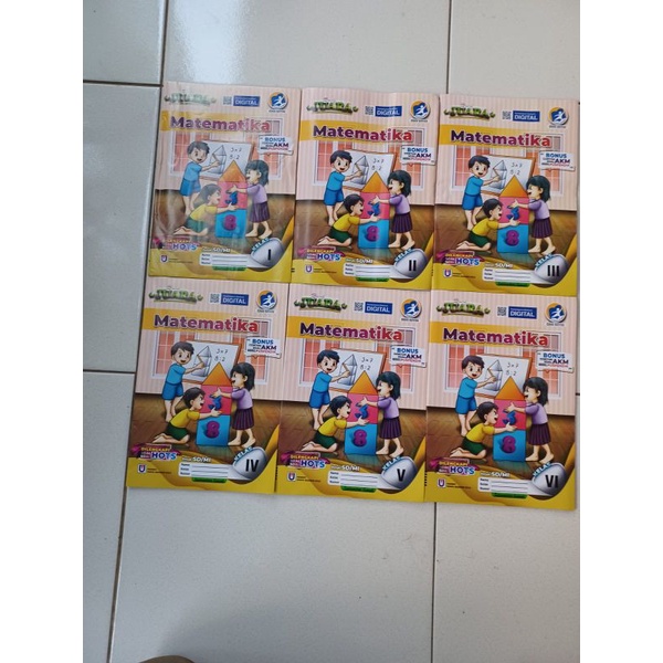 Lks/Modul Matematika Juara Kelas 1,2,3,4,5,6 Semester 1