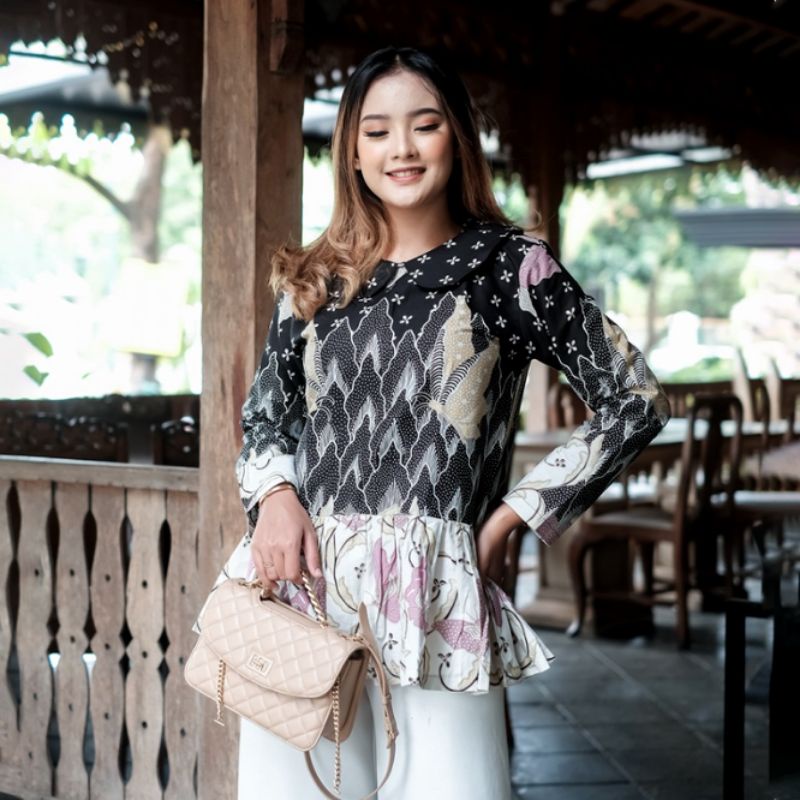 Blouse Batik Erika Size S/M/L/XL/XXL - Naira Batik