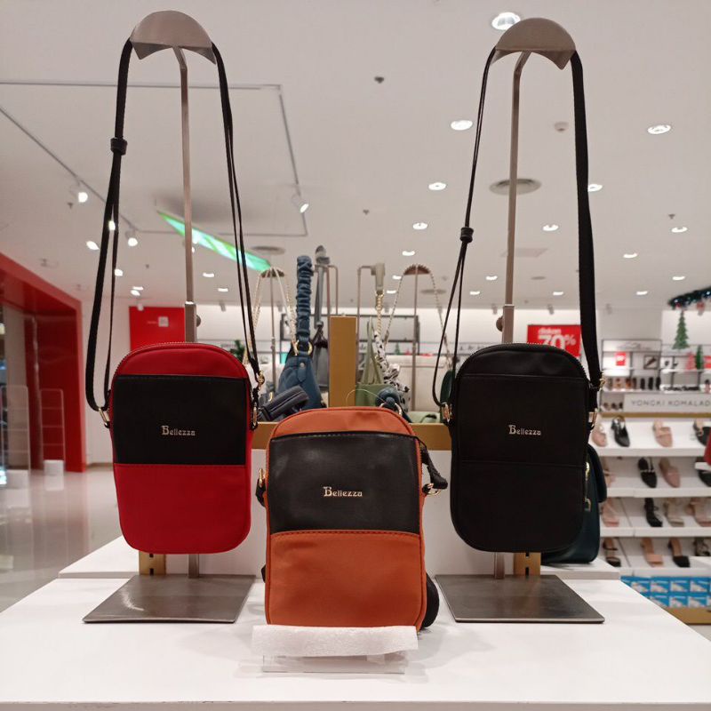 Terbaru Sling Bag Mini Hp Bellezza Yz2230785 Fashion Original Counter Depstore Tas Wanita Selempang 