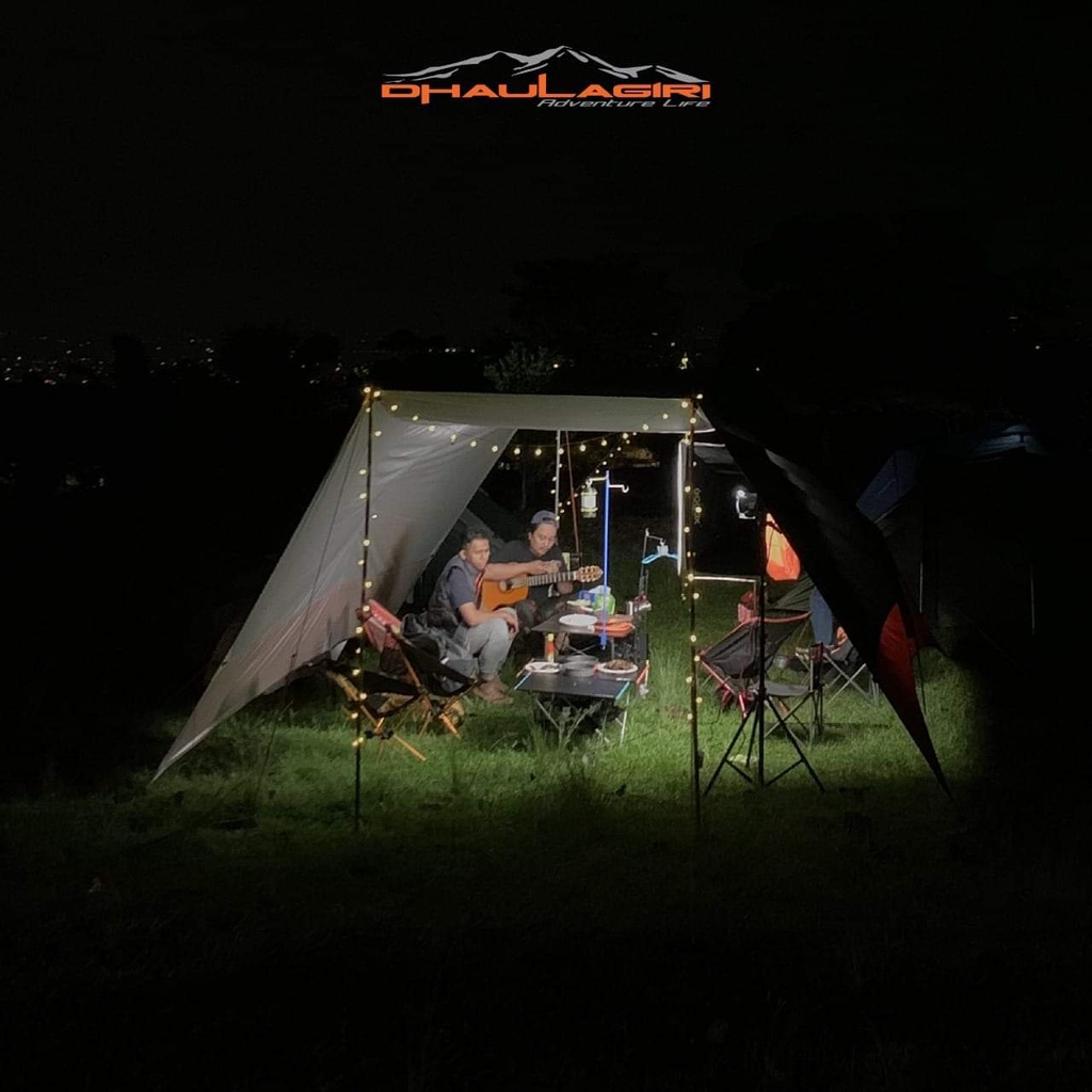 Flysheet DHAULAGIRI Canopy Dome Atap Tenda Camping Free Frame Alloy