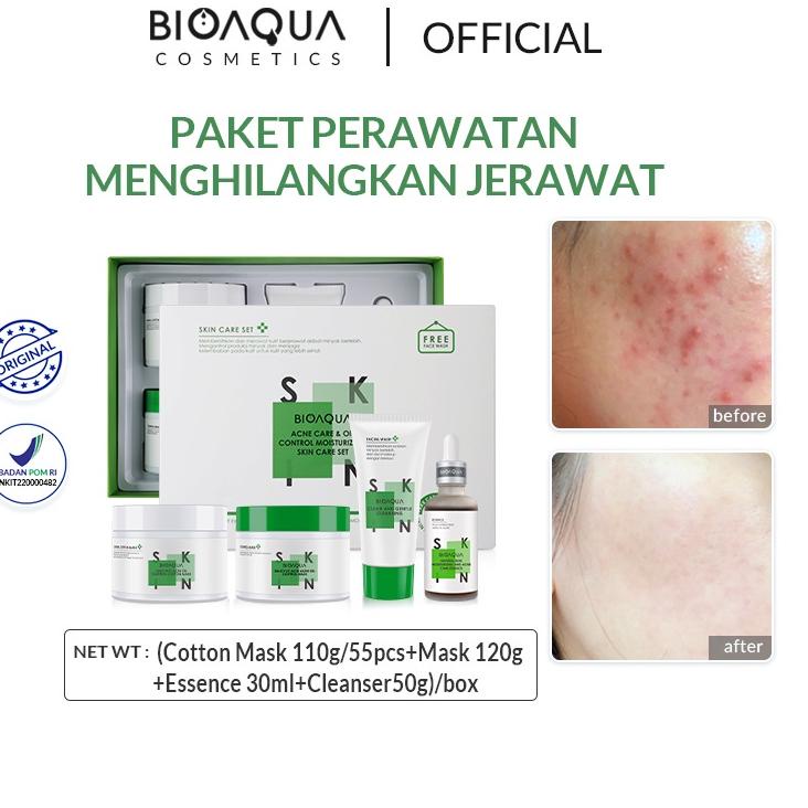Yang Terbaik--BIOAQUA acne Mengontrol Minyak Menenangkan Jerawat Anti-Acne Oil Control Moisturiz ing