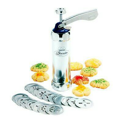 Cetakan biscuit maker cetakan biskuit kue kering stainless free kuas