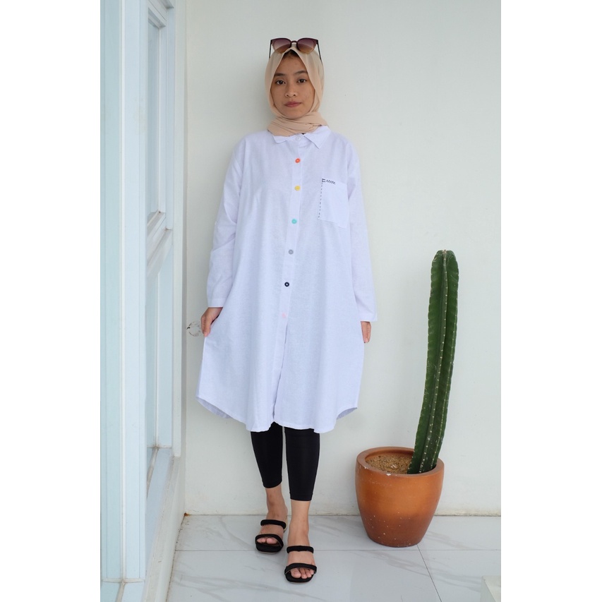 LEMIN TUNIK / TUNIK LINEN / TUNIK KASUAL / TUNIK TERBARU / TUNIK TERMURAH